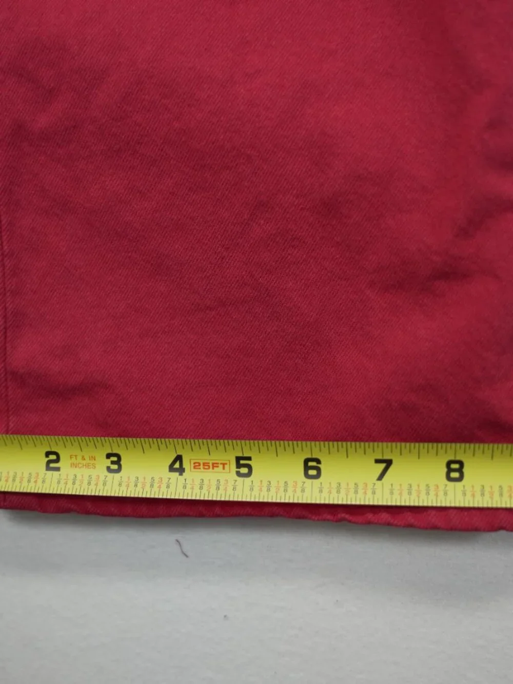 Levi's 501‎ Jeans Mens Size 40x30 Bright Red Button Fly Straight Leg Streetwear